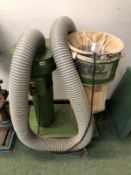 A CHARNWOOD W890 DUST EXTRACTOR WITH INSTRUCTION MANUAL.