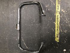 A HARLEY DAVIDSON CHROME HIGHWAY BAR.