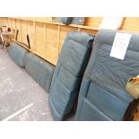 A SET OF ROVER VINTAGE CAR SEATS, TOGETHER WITH A ROVER MODEL 60, 75, 90, AND 105 MANUAL.