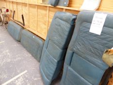 A SET OF ROVER VINTAGE CAR SEATS, TOGETHER WITH A ROVER MODEL 60, 75, 90, AND 105 MANUAL.