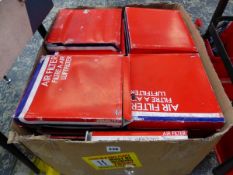 A QUANTITY OF NEW OLD STOCK UNIPART AIR FILTERS.