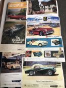 SEVEN VINTAGE AUTOMOBILE ADVERTISING POSTERS