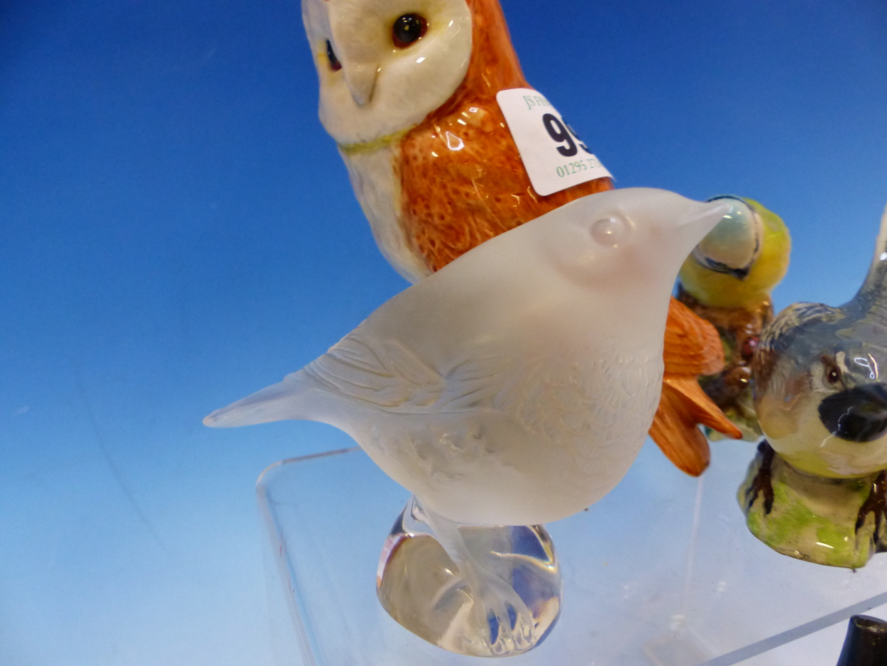EIGHT BESWICK BIRD FIGURES, TWO OTHERS, A POT LID, WILTON CREEL AND A WELSH TEA PARTY GROUP - Image 8 of 13