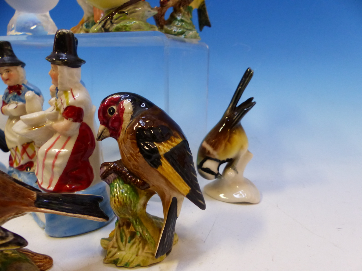 EIGHT BESWICK BIRD FIGURES, TWO OTHERS, A POT LID, WILTON CREEL AND A WELSH TEA PARTY GROUP - Image 5 of 13