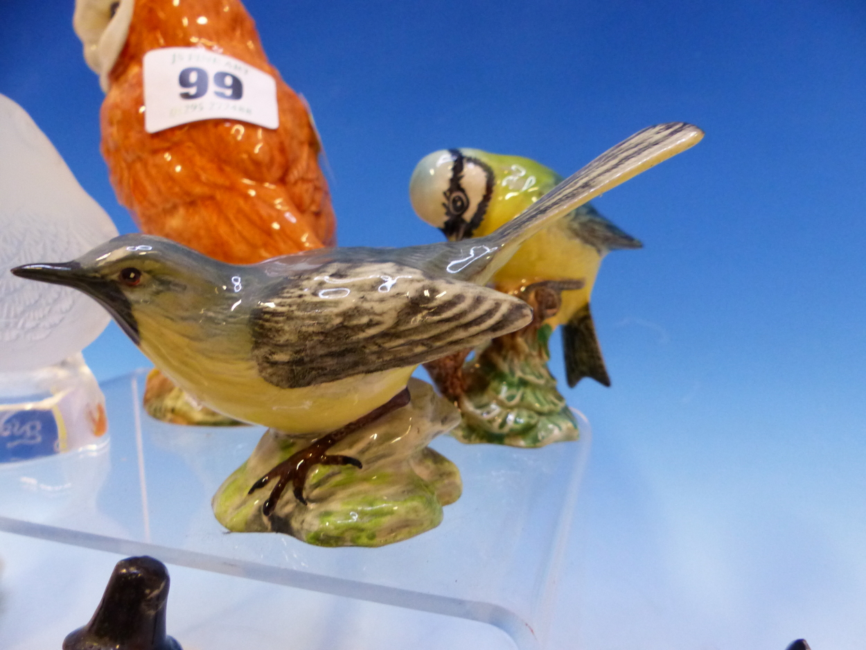 EIGHT BESWICK BIRD FIGURES, TWO OTHERS, A POT LID, WILTON CREEL AND A WELSH TEA PARTY GROUP - Image 7 of 13