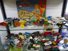 A COLLECTION OF DIE CAST TOYS BY DINKY, CORGI AND OTHERS