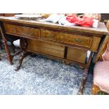 A GEORGIAN TABLE SOFA TABLE.