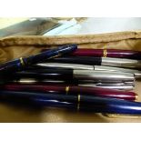 VARIOUS VINTAGE PENS.