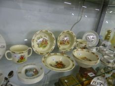 DOULTON BUNNIKINS WARES TOGETHER WITH WEDGWOOD BEATRIX POTTER CHILDRENS WARES.