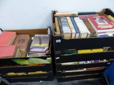 A LARGE QUANTITY OF VARIOUS BOOKS.