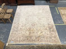 AN ORIENTAL CARPET OF ZEIGLER DESIGN 305 x 240 cms