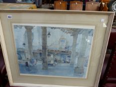WILLIAM RUSSELL FLINT , A PENCIL SIGNED PRINT WITH GALLERY BLINDSTAMP
