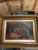 A SMALL COLLECTION OF 19th/20th. C. OIL PAINTINGS, INCLUDING LANDSCAPES, STILL LIFE'S AND OTHER