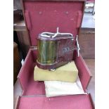 A RARE AND UNUSUAL VINTAGE BALLONISTS BAROGRAPH IN ORIGINAL CASE.