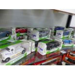 A COLLECTION OF CORGI MOBIL DIE CAST VEHICLES