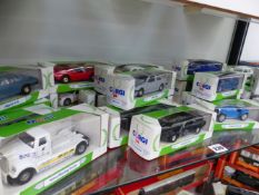 A COLLECTION OF CORGI MOBIL DIE CAST VEHICLES