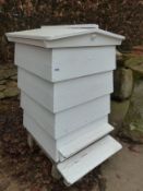 A PAINTED BEE HIVE