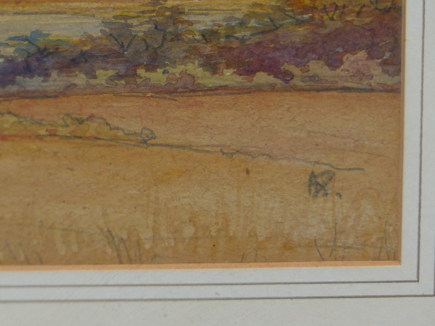 LADY ALICE SCOTT (20th C.) ELEMENTIETA, INITIALLED, WATERCOLOUR, GALLERY LABEL VERSO. 20 x 30cms - Image 3 of 8