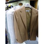 AN ITALIAN CASHMERE AND WOOL JACKET BY MARELLA, TOGETHER WITH A TROUSER SUIT BY LUIS CIVIT AND A