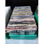 APPROX 140 7" SINGLES - MAINLY 1980'S, ALL WITH PICTURE SLEEVES