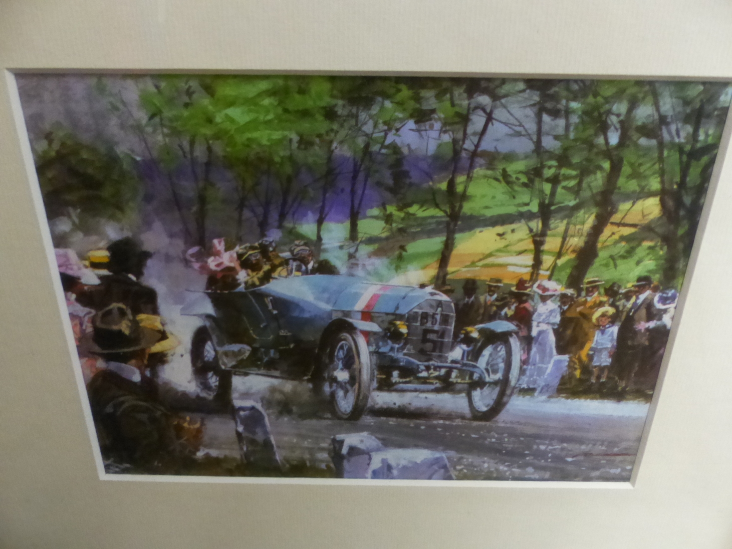 A SMALL COLLECTION OF COLOURED PRINTS OF AUTOMOTIVE SUBJECTS AFTER VARIOUS HANDS, SIZES VARY - Image 11 of 12
