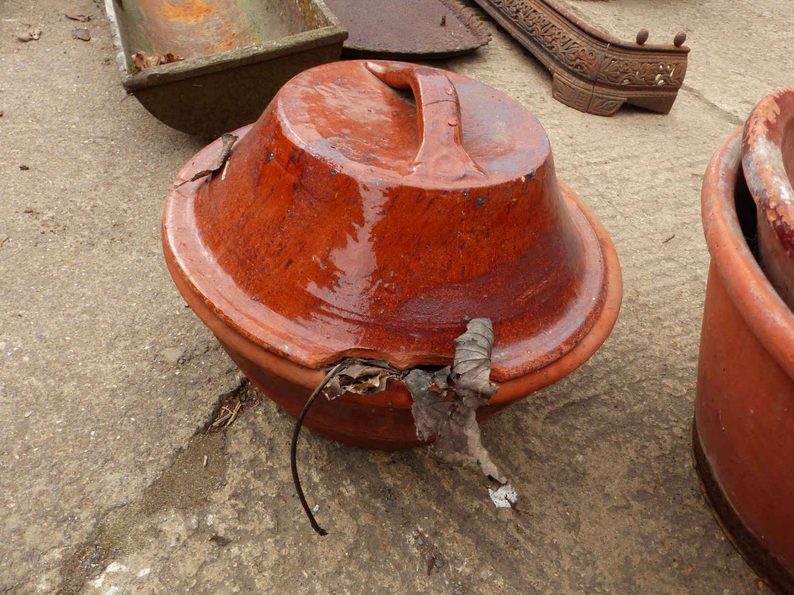 SEVEN TERRACOTTA PROVING POTS OF VARIOUS SIZES - Image 3 of 3