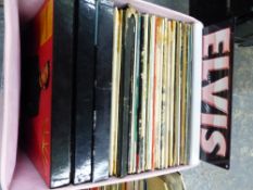 AN EXTENSIVE COLLECTION OF ELVIS PRESLEY VINYL LP RECORDS, APPROX 50 INCLUDING ROCK N ROLL NO 2,