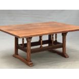 PHILLIP WEBB (1831-1915) FOR WILLIAM MORRIS AND Co. MAHOGANY CENTRE TABLE POSSIBLY EXECUTED BY