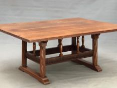 PHILLIP WEBB (1831-1915) FOR WILLIAM MORRIS AND Co. MAHOGANY CENTRE TABLE POSSIBLY EXECUTED BY