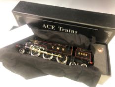 AN ACE TRAINS BOXED 0 GAUGE 2-6-4 LMS, ELECTRIC LOCOMOTIVE