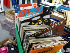 APPROX 140 7" SINGLES - MAINLY 1980's MAINLY WITH PICTURE SLEEVES