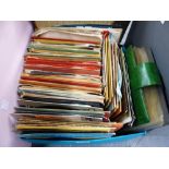 A COLLECTION OF 7" VINYL SINGLE RECORDS, APPROX 140 FROM 1950-80'S INCLUDING SOME ELVIS PRESLEY