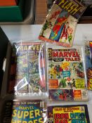 SIX 1960'S MARVEL COMICS INCLUDING KING SIZE SPECIALS, IRON MAN AND CAPTAIN AMERICA, X-MEN AND ONE