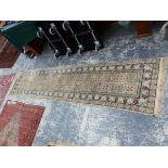 ORIENTAL RUNNER OF CAUCASIAN DESIGN 286 x 63 cm