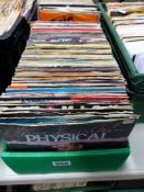 APPROX 140 7" SINGLES - MAINLY 1980's, ALL WITH PICTURE SLEEVES