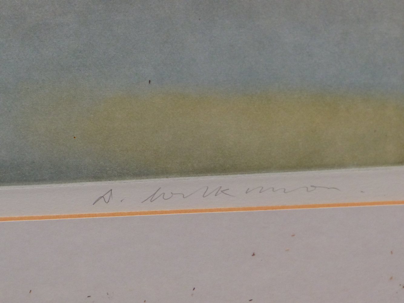 D. WILKINSON (1937- ) ARR. THE HEBRIDES, PENCIL SIGNED, COLOUR PRINT. TWO IMAGES EACH 46 x 63cms - Image 4 of 11