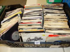 250+ 7" SINGLES - MAINLY 1970s/1980s.