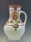 AN AESTHETIC MOVEMENT BROWNFIELD OLYMPUS PATTERN EWER ATTRIBUTED TO A CHRISTOPHER DRESSER DESIGN