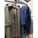 AN AUSTIN REED TRENCHCOAT TOGETHER WITH COJANA "FM" EXAMPLE APPROX LADIES SIZE 14 (UK)