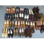 TWENTY EIGHT PAIRS OF VINTAGE AND MODERN LADIES BOOTS AND SHOES TO INCLUDE, BALLY, ITALIAN,