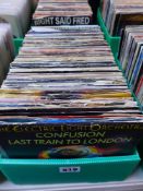 APPROX 140 7" SINGLES - MAINLY 1980'S, ALL WITH PICTURE SLEEVES