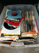 A LARGE COLLECTION OF 7" SINGLES 1960s-1980s - MOST IN GENERIC SLEEVES