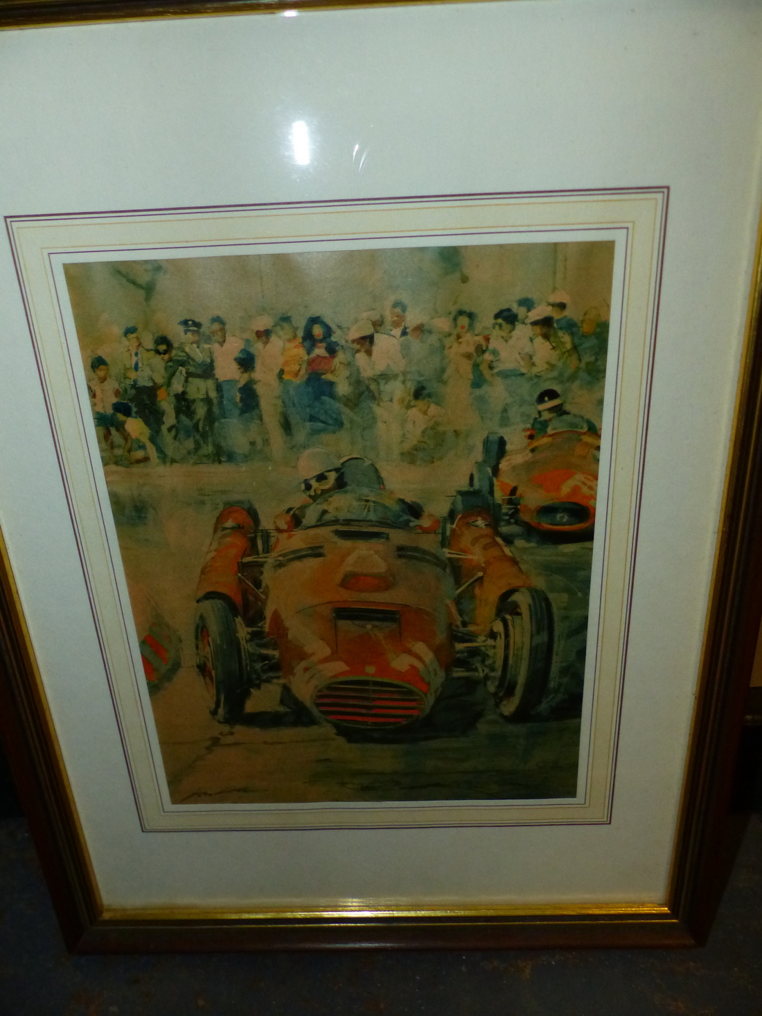 A SMALL COLLECTION OF COLOURED PRINTS OF AUTOMOTIVE SUBJECTS AFTER VARIOUS HANDS, SIZES VARY - Image 12 of 12