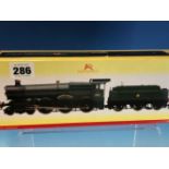 A HORNBY RAILWAYS 00 GAUGE R2402 GWR 4-6-0 HARDWICK GRANGE LOCOMOTIVE AND TENDER- BOXED.