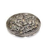 A VINTAGE SILVER DAVID ANDERSEN COPI ORIGINALEN FRA OMKR AAR 1000 PENDANT/ VIKING BROOCH. DIAMETER