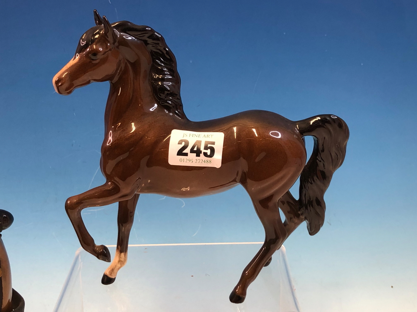 A BESWICK CART HORSE, TWO FOALS TOGETHER WITH A DOULTON BAY HORSE - Image 5 of 7