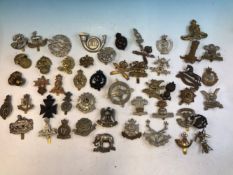 A COLLECTION OF MISCELLANEOUS MILITARY CAP BADGES