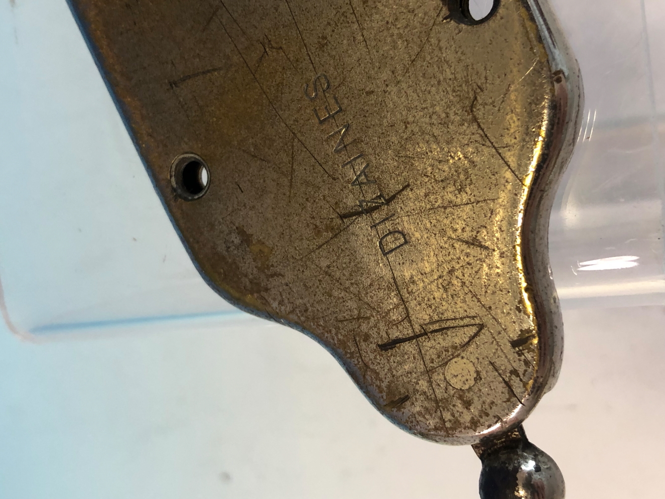 AN ANTIQUE FRENCH NICKEL PLATED BRASS TALLY COUNTER INSCRIBED - RIVOIRE Btf SDGD-ABADIE, 75 RUE - Image 5 of 7