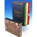 BOOKS- ITALIAN CITIES ( VENICE, ROME, FLORENCE) THREE VOLUME SET IN SLIP CASE, CHRISTOPHER