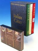 BOOKS- ITALIAN CITIES ( VENICE, ROME, FLORENCE) THREE VOLUME SET IN SLIP CASE, CHRISTOPHER